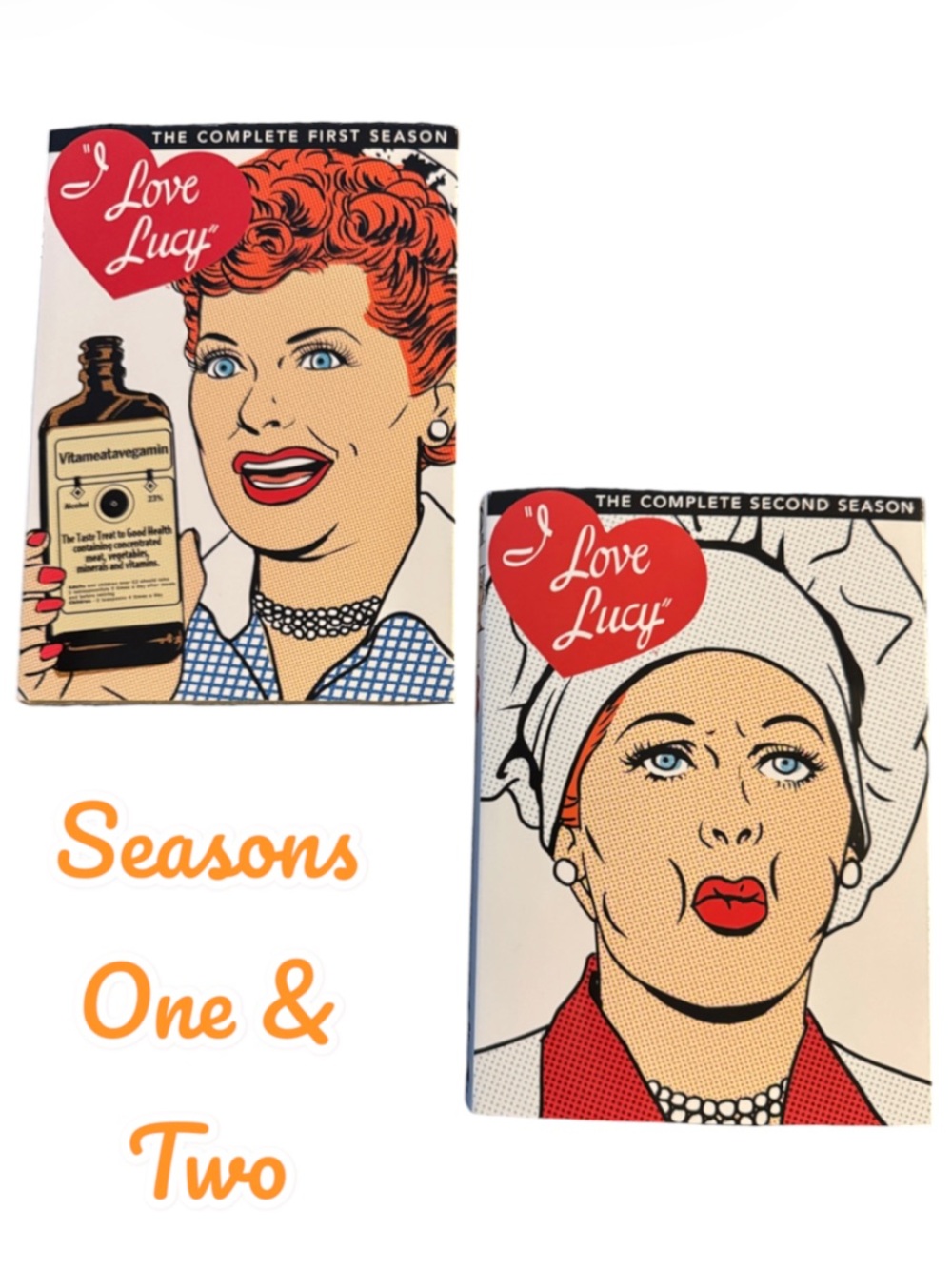 I LOVE LUCY DVD Two Boxed Sets -  Season 1 & 2 ~ Lucille Ball Comedy